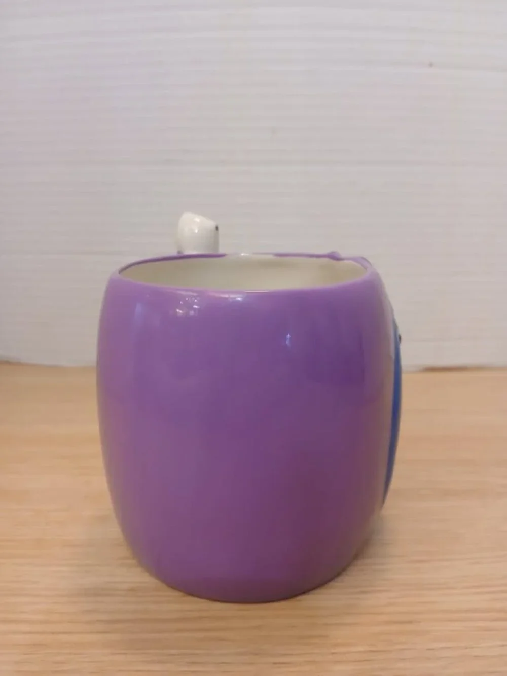M&M Candies Halloween Ghost Blue Purper Ceramic 16 oz Mug Cup